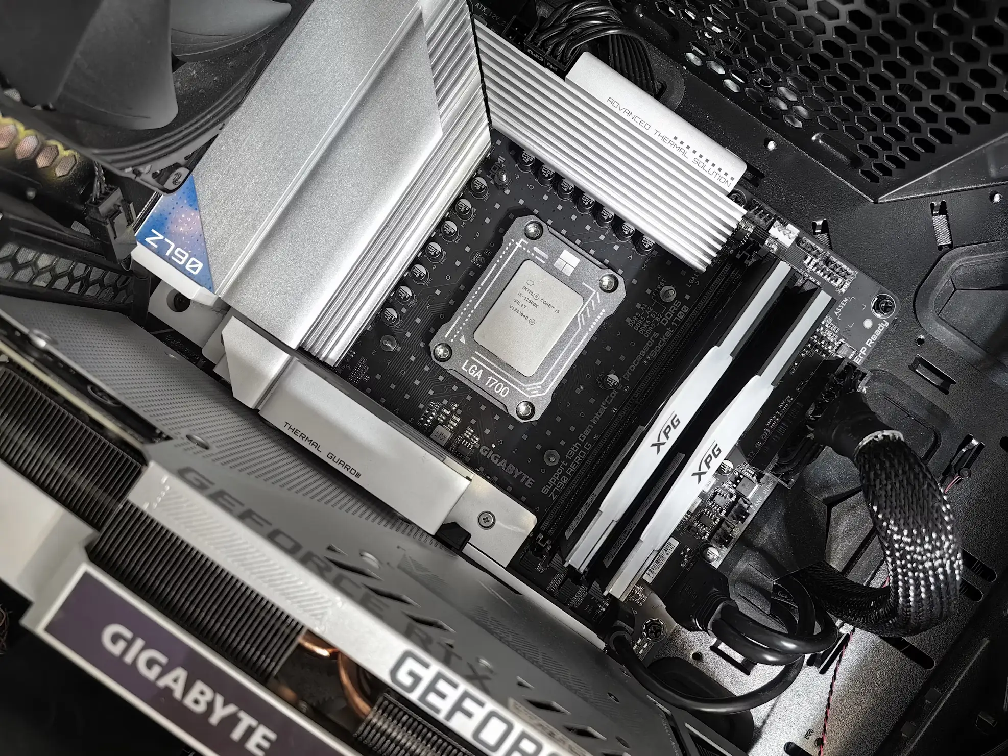 The CPU cooler is centrally located in the computer, emphasizing cutting-edge technology for hyperscale server environments